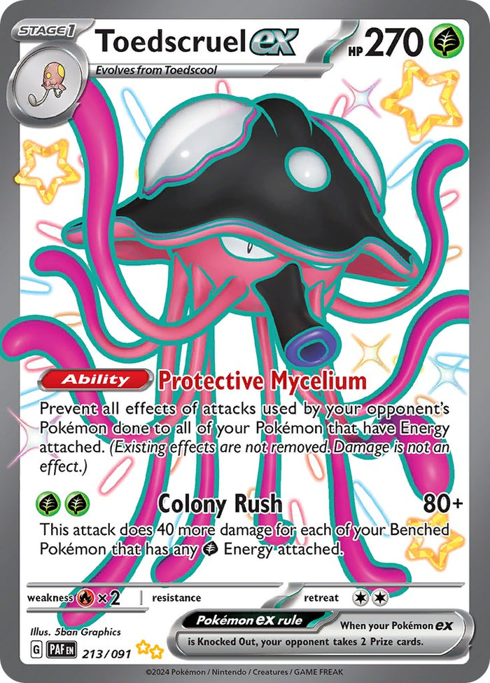 Toedscruel ex - 213/091 (Foil) Near Mint_Foil