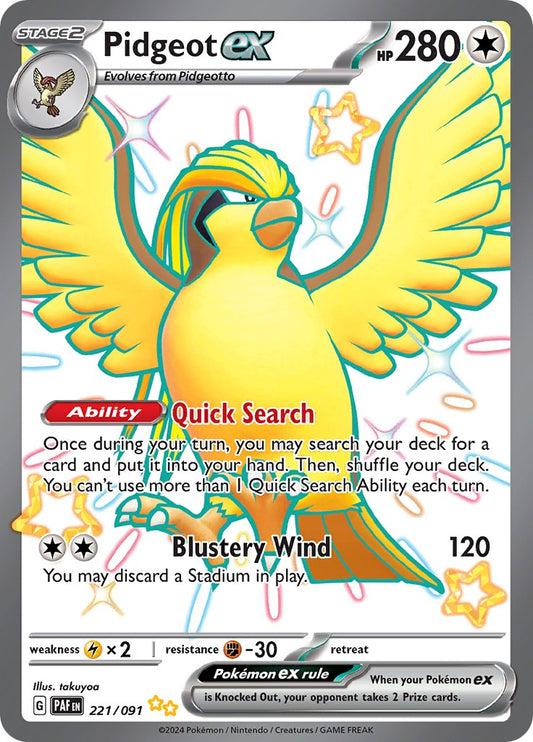 Pidgeot ex - 221/091 (Holo)