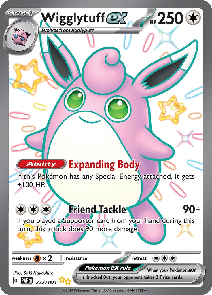 Wigglytuff ex - 222/091 (Foil) Near Mint_Foil