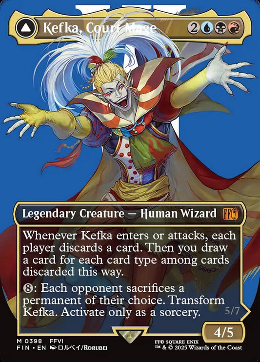 Kefka, Court Mage // Kefka, Ruler of Ruin - 398 (Non-Foil) (JP)