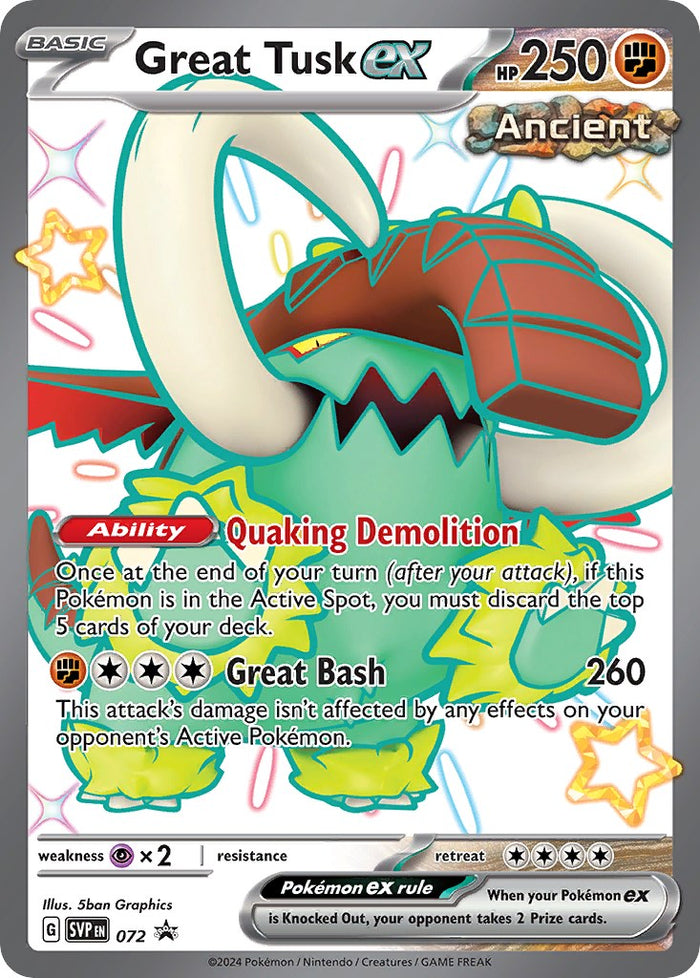 Great Tusk ex - 072 - 72 (Holo)