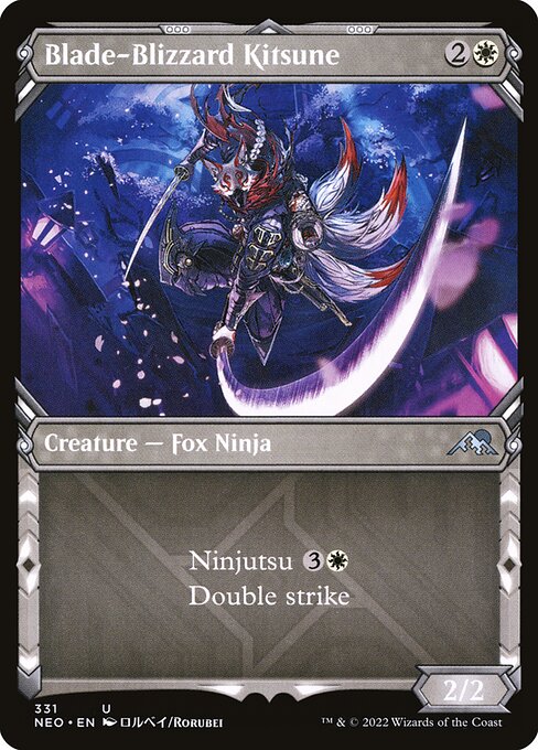 Blade-Blizzard Kitsune NEO #331 Non-Foil