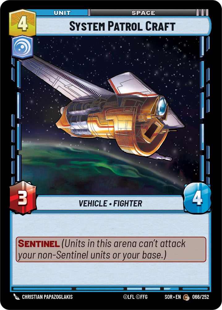 System Patrol Craft - 066/252 (Foil) Near Mint_Foil