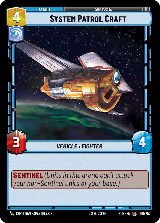System Patrol Craft - 066/252 (Foil) Near Mint_Foil