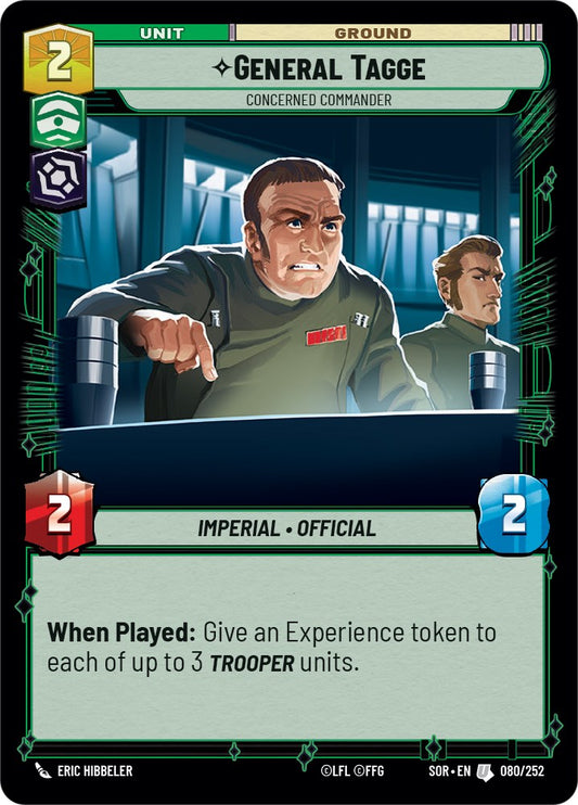 General Tagge - Concerned Commander - 080/252 (Normal) Near Mint_Normal