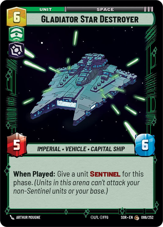 Gladiator Star Destroyer - 086/252 (Normal) Near Mint_Normal
