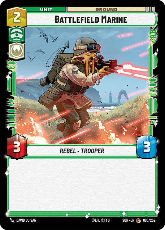 Battlefield Marine - 095/252 (Foil) Near Mint_Foil