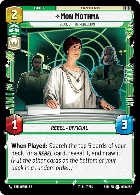 Mon Mothma - Voice of the Rebellion - 096/252 (Normal) Near Mint_Normal
