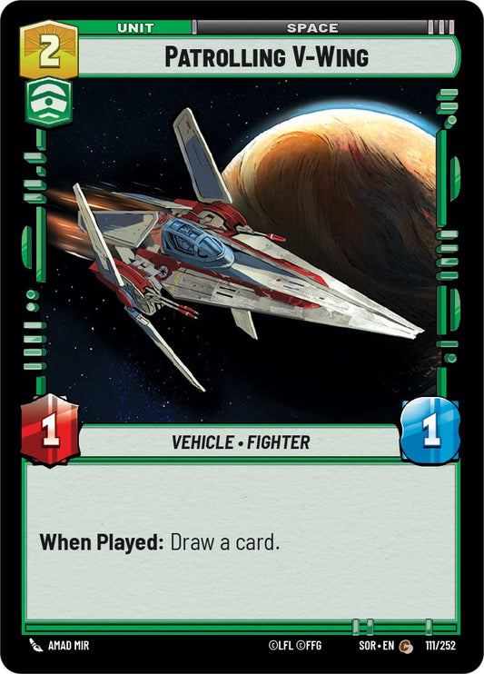 Patrolling V-Wing - 111/252 (Normal) Near Mint_Normal
