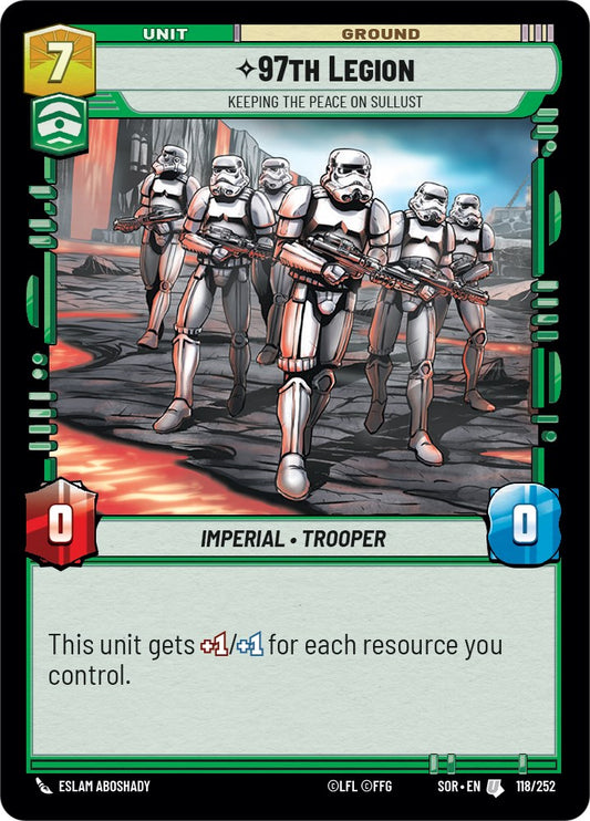 97th Legion - Keeping the Peace on Sullust - 118/252 (Normal) Near Mint_Normal