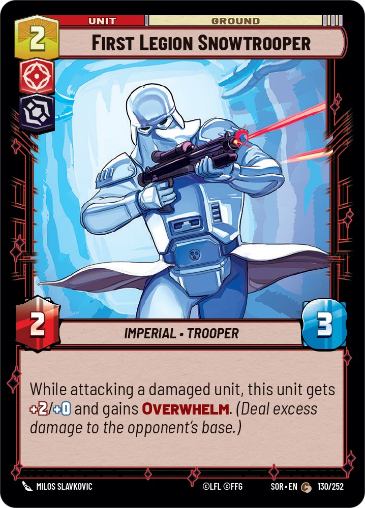 First Legion Snowtrooper - 130/252 (Normal) Near Mint_Normal