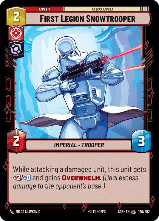 First Legion Snowtrooper - 130/252 (Normal) Near Mint_Normal