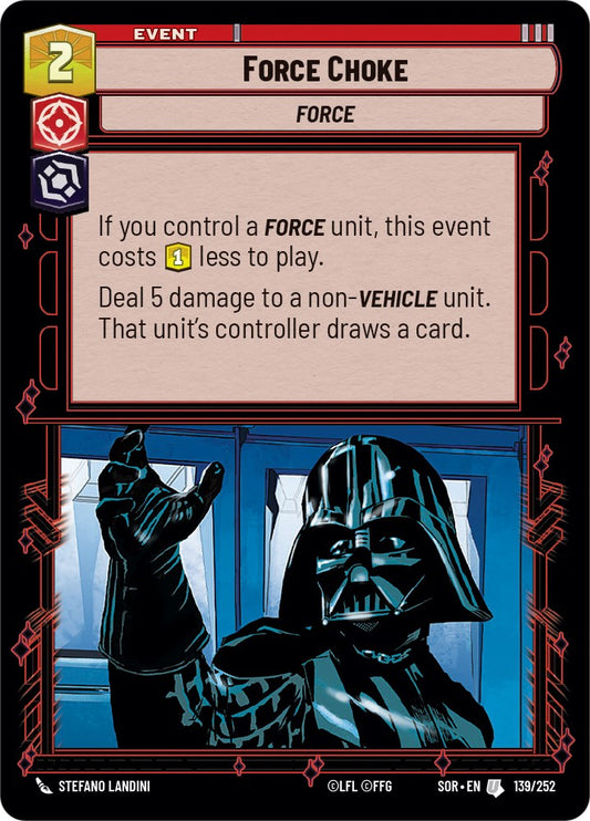 Force Choke - 139/252 (Normal) Near Mint_Normal