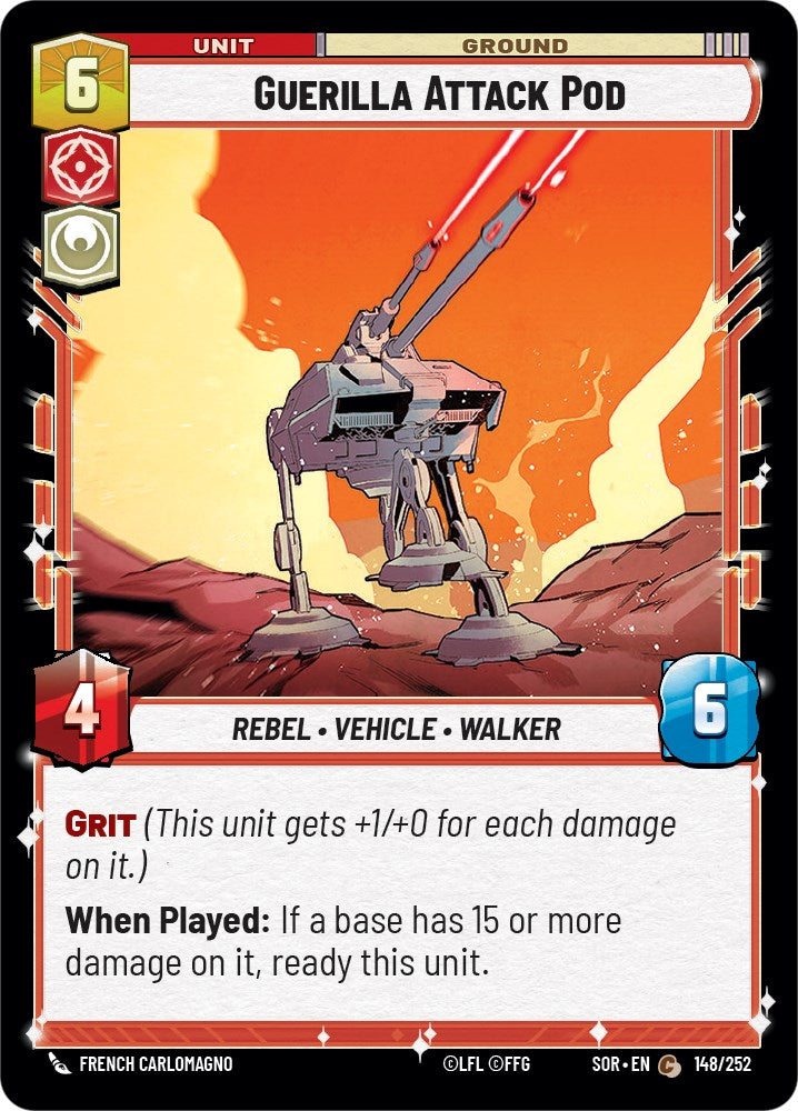 Guerilla Attack Pod - 148/252 (Normal) Near Mint_Normal