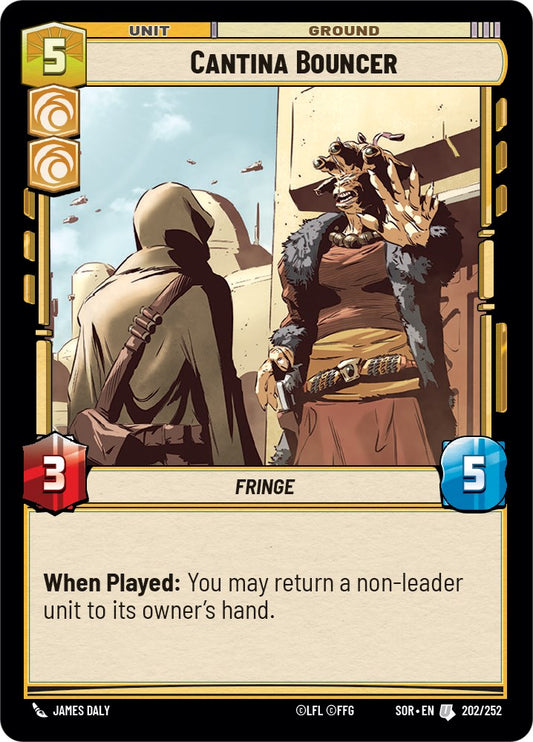 Cantina Bouncer - 202/252 (Foil) Near Mint_Foil