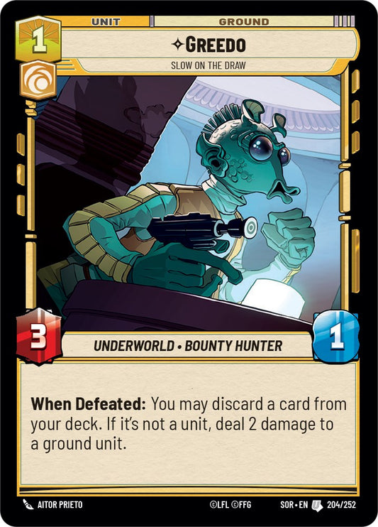 Greedo - Slow on the Draw - 204/252 (Normal) Near Mint_Normal
