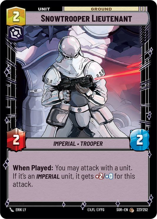 Snowtrooper Lieutenant - 227/252 (Normal) Near Mint_Normal
