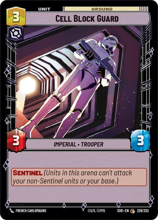 Cell Block Guard - 229/252 (Foil) Near Mint_Foil