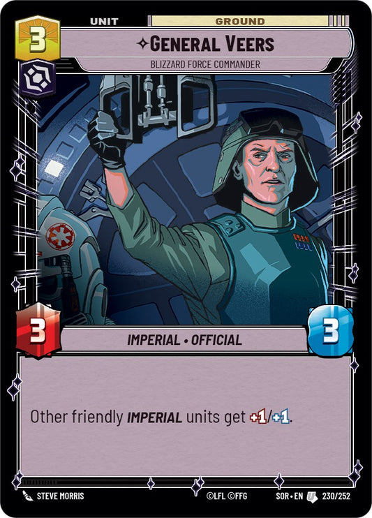 General Veers - Blizzard Force Commander - 230/252 (Normal) Near Mint_Normal