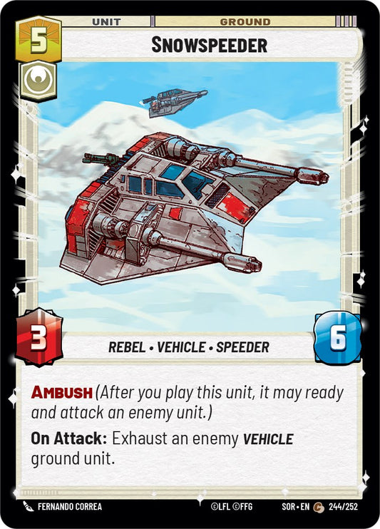 Snowspeeder - 244/252 (Normal) Near Mint_Normal