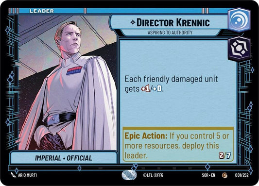 Director Krennic - Aspiring to Authority - 001/252 (Normal) Near Mint_Normal