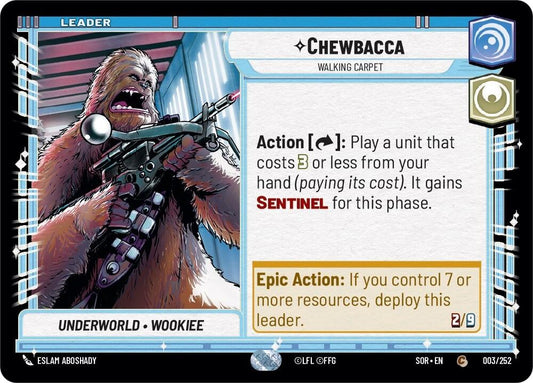 Chewbacca - Walking Carpet - 003/252 (Normal) Near Mint_Normal