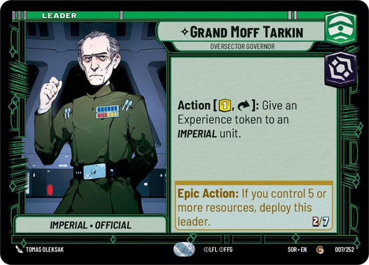 Grand Moff Tarkin - Oversector Governor - 007/252 (Normal) Near Mint_Normal