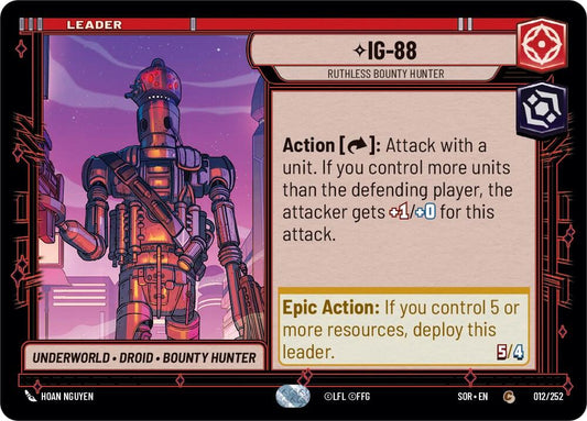 IG-88 - Ruthless Bounty Hunter - 012/252 (Normal) Near Mint_Normal