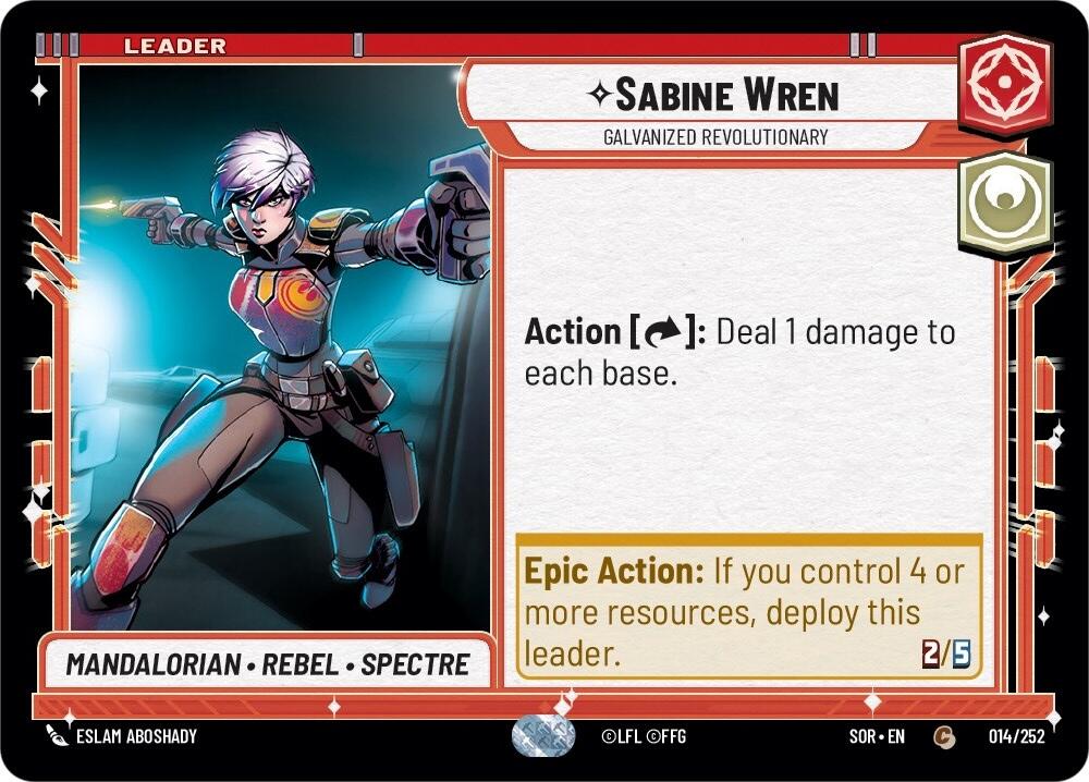 Sabine Wren - Galvanized Revolutionary - 014/252 (Normal) Near Mint_Normal