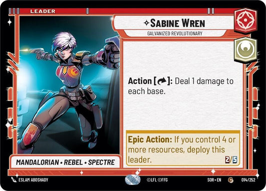 Sabine Wren - Galvanized Revolutionary - 014/252 (Normal) Near Mint_Normal
