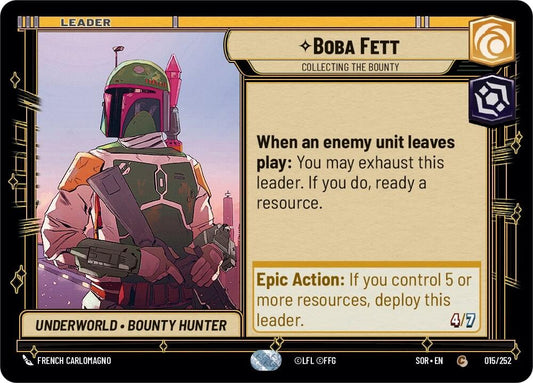 Boba Fett - Collecting the Bounty - 015/252 (Normal) Near Mint_Normal