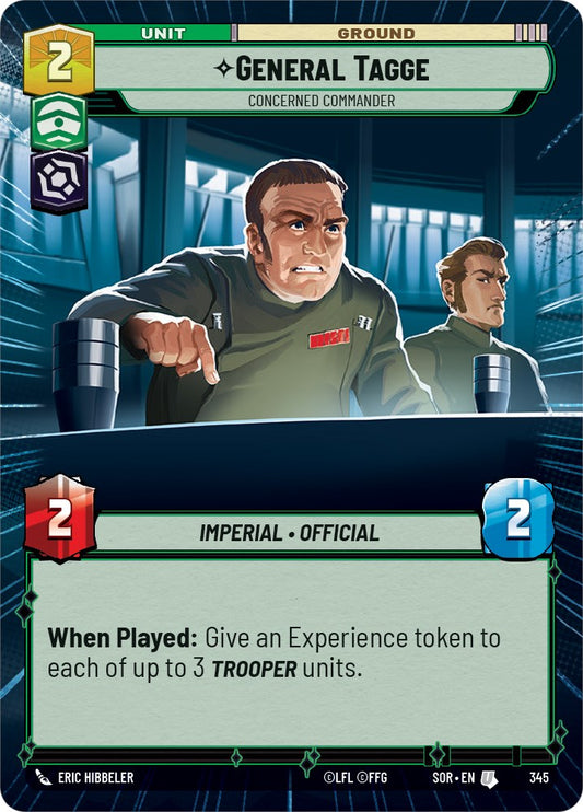 General Tagge - Concerned Commander (Hyperspace) - 345 (Normal) Near Mint_Normal