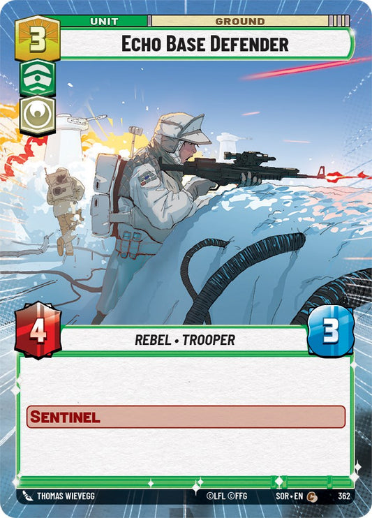 Echo Base Defender (Hyperspace) - 362 (Normal) Near Mint_Normal