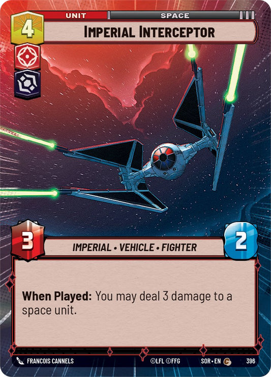 Imperial Interceptor (Hyperspace) - 396 (Normal) Near Mint_Normal