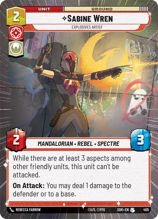Sabine Wren - Explosives Artist (Hyperspace) - 405 (Foil) Near Mint_Foil