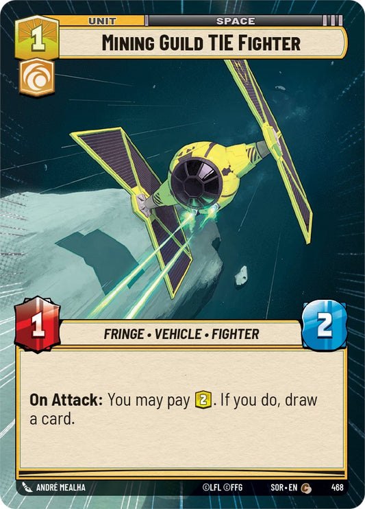Mining Guild TIE Fighter (Hyperspace) - 468 (Normal) Near Mint_Normal