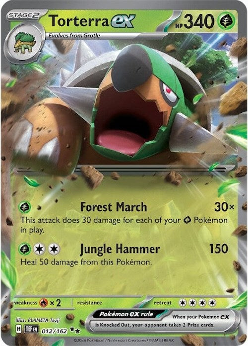 Torterra ex - 012/162 - 012/162 (Holo)