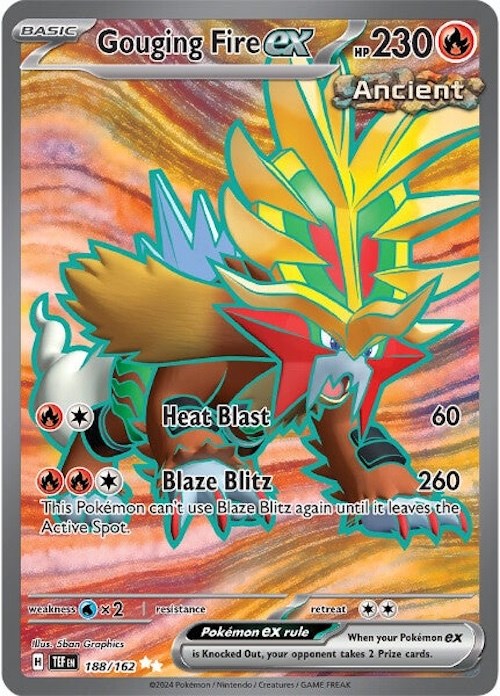 Gouging Fire ex - 188/162 - 188/162 (Holo)