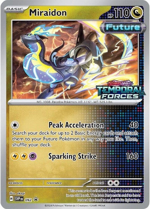 Miraidon - 092 (Prerelease) - 92 (Holo)