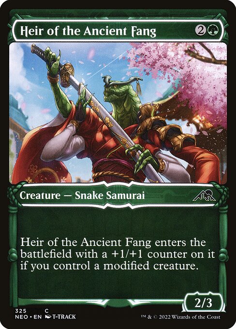 Heir of the Ancient Fang NEO #325 Non-Foil