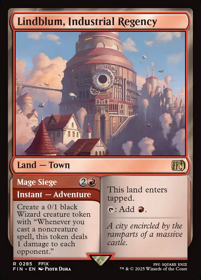 Lindblum, Industrial Regency // Mage Siege - 285