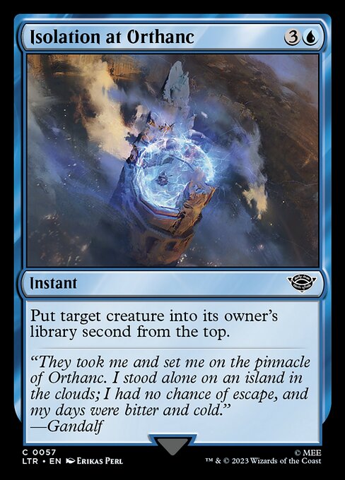 Isolation at Orthanc - 57 (Normal) Near Mint_Non-Foil