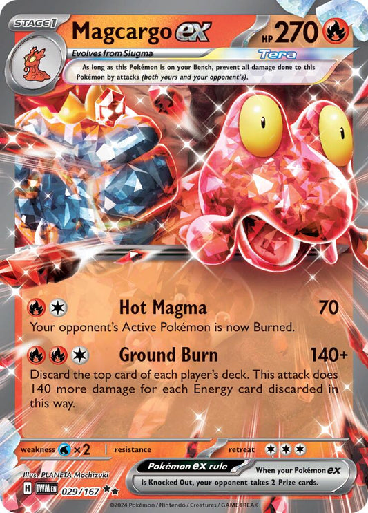 Magcargo ex - 029/167 - 029/167 (Holo)