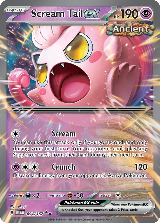Scream Tail ex - 094/167 - 094/167 (Holo)