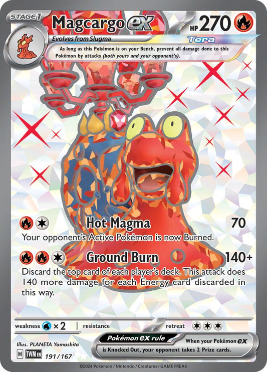 Magcargo ex - 191/167 - 191/167 (Holo)