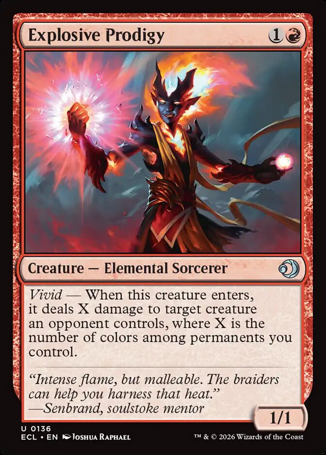 Explosive Prodigy - 136 (Foil)