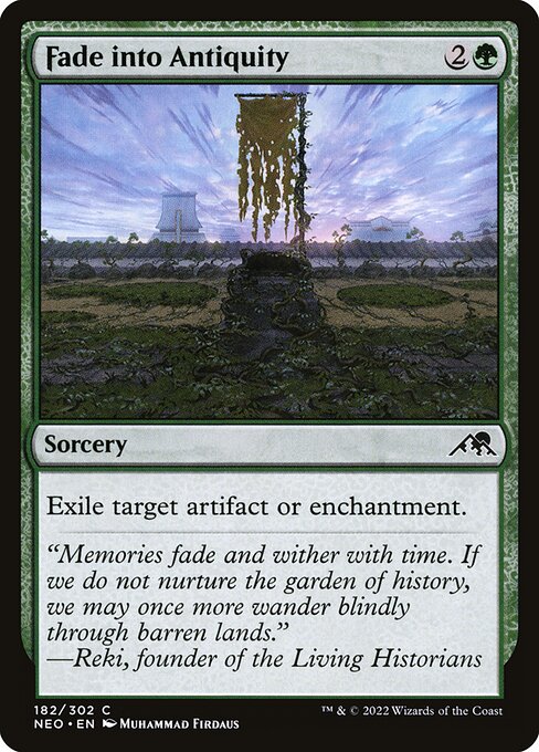 Fade into Antiquity NEO #182 Non-Foil
