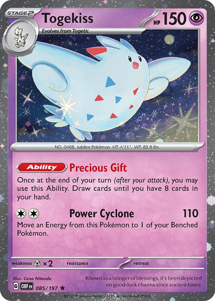 Togekiss - 085/197 (Cosmos Holo) - 085/197 (Holo)