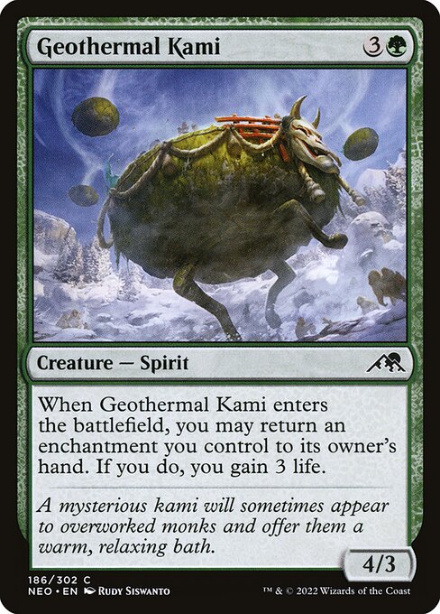 Geothermal Kami NEO #186 Non-Foil