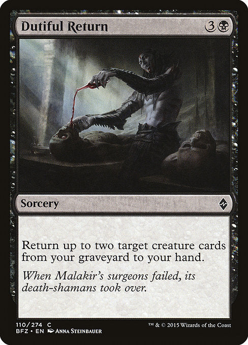 Dutiful Return - 110 (Normal) Near Mint_Non-Foil